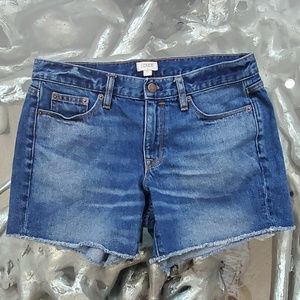 J Crew 4" - 5" Lexi Cut Off Jean Shorts - Size 27
